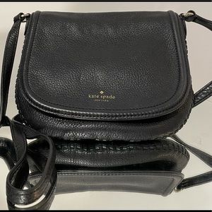 Small Kate Spade Leather Crossbody -Black